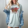 Loud Proud Mama Baseball Mom Women's Comfort Colors T-Shirt Denim