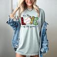 For The Love Of The Game Day Baseball Mom Cheering Lovers Women's Comfort Colors T-Shirt Denim For The Love Of The Game Day Baseball Mom Cheering Lovers Women's Comfort Colors T-Shirt Denim