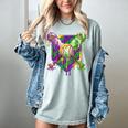 Mardi Gras Ice Cream Drip Baseball Sports For Men Women Kids Women's Comfort Colors T-Shirt Denim