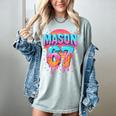 Mason 67 Costume Ice Cream Baseball Drip 6 7 Meme Six Seven Women's Comfort Colors T-Shirt Denim Mason 67 Costume Ice Cream Baseball Drip 6 7 Meme Six Seven Women's Comfort Colors T-Shirt Denim