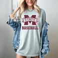 Mississippi State Baseball Bulldogs NCAA MS16 Women's Comfort Colors T-Shirt Denim Mississippi State Baseball Bulldogs NCAA MS16 Women's Comfort Colors T-Shirt Denim