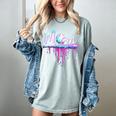 Mom Baseball Ice Cream Drip Birthday Boy Family Women's Comfort Colors T-Shirt Denim Mom Baseball Ice Cream Drip Birthday Boy Family Women's Comfort Colors T-Shirt Denim
