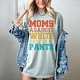Moms Against Baseball Pants Baseball Mom Mother Women's Comfort Colors T-Shirt Denim