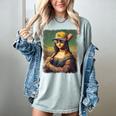 Mona Lisa Baseball Trending Aesthetic Streetwear Women's Comfort Colors T-Shirt Denim