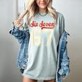 Number 67 Meme Six Seven Baseball Style Kids Boy Teen Women's Comfort Colors T-Shirt Denim Number 67 Meme Six Seven Baseball Style Kids Boy Teen Women's Comfort Colors T-Shirt Denim