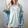 Number One Baseball Mom For Mothers Day Baseball Mommy Raglan Baseball Tee Women's Comfort Colors T-Shirt Denim