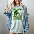 One Lucky Baseball Mom St Patricks Day One Lucky Mom Women Women's Comfort Colors T-Shirt Denim