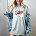Peace Love Baseball Mom Mommy Women's Comfort Colors T-Shirt Denim Peace Love Baseball Mom Mommy Women's Comfort Colors T-Shirt Denim