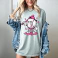 Pink Ribbon Baseball Breast Cancer Awareness Women's Comfort Colors T-Shirt Denim