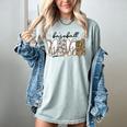 Preppy Baseball Mama Coquette Bow Game Day Mom Mother Women's Comfort Colors T-Shirt Denim Preppy Baseball Mama Coquette Bow Game Day Mom Mother Women's Comfort Colors T-Shirt Denim