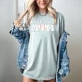 Proud Baseball Mom With Heart Game Day Women's Comfort Colors T-Shirt Denim Proud Baseball Mom With Heart Game Day Women's Comfort Colors T-Shirt Denim