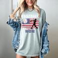 Proud Baseball MOM USA American Flag Family Game Day Women's Comfort Colors T-Shirt Denim Proud Baseball MOM USA American Flag Family Game Day Women's Comfort Colors T-Shirt Denim