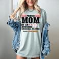 Proud Mom Of An Awesome Baseball Player Baseball Mom Women's Comfort Colors T-Shirt Denim