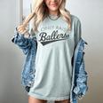 I Only Raise Ballers Baseball Mom & Parent Sports Women's Comfort Colors T-Shirt Denim