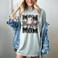 Retro Baseball Mom Mama Baseball Life Mother's Day Baseball Women's Comfort Colors T-Shirt Denim