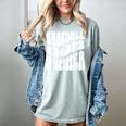 Retro Baseball Mom Summer Groovy Appreciation Women's Comfort Colors T-Shirt Denim Retro Baseball Mom Summer Groovy Appreciation Women's Comfort Colors T-Shirt Denim