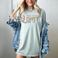 Rub Some Dirt On It Baseball Women's Comfort Colors T-Shirt Denim