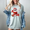 Santa Baseball Christmas Pajamas Xmas Men Boy Toddlers Women's Comfort Colors T-Shirt Denim Santa Baseball Christmas Pajamas Xmas Men Boy Toddlers Women's Comfort Colors T-Shirt Denim