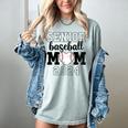 Senior Baseball Mom Class Of 2024 Senior Mom Game Day Raglan Baseball Tee Women's Comfort Colors T-Shirt Denim Senior Baseball Mom Class Of 2024 Senior Mom Game Day Raglan Baseball Tee Women's Comfort Colors T-Shirt Denim