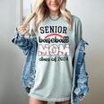 Senior Baseball Mom Class Of 2024 High School College Sports Women's Comfort Colors T-Shirt Denim