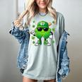 Shamrocks Playing Baseball St Patricks Day 6 7 Meme Men Boys Women's Comfort Colors T-Shirt Denim