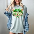 Six Seven 67 Meme Baseball Coquette Bow St Patrick's Day Women's Comfort Colors T-Shirt Denim Six Seven 67 Meme Baseball Coquette Bow St Patrick's Day Women's Comfort Colors T-Shirt Denim