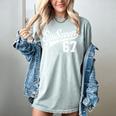 Six Seven Baseball Style Number 67 Sports Slang Meme Kids Women's Comfort Colors T-Shirt Denim Six Seven Baseball Style Number 67 Sports Slang Meme Kids Women's Comfort Colors T-Shirt Denim