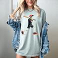 Skeleton Baseball Halloween Costume Men Boys Kids Women's Comfort Colors T-Shirt Denim