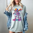 Skelton Playing Baseball Halloween Baseball Drip Boys Kids Women's Comfort Colors T-Shirt Denim Skelton Playing Baseball Halloween Baseball Drip Boys Kids Women's Comfort Colors T-Shirt Denim