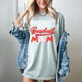 Somebody's Loud Mouth Baseball Mom Mama Women's Comfort Colors T-Shirt Denim