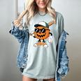 Spooky Jack O Lantern Baseball Halloween Costumes Boys Women's Comfort Colors T-Shirt Denim Spooky Jack O Lantern Baseball Halloween Costumes Boys Women's Comfort Colors T-Shirt Denim