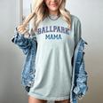 Spring 2024 Season Cute Baseball Mom Ballpark Mama Women's Comfort Colors T-Shirt Denim