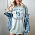 Spring 2024 Season Cute Baseball Mom Home Plate Social Club Women's Comfort Colors T-Shirt Denim Spring 2024 Season Cute Baseball Mom Home Plate Social Club Women's Comfort Colors T-Shirt Denim