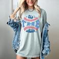 Spring 2024 Season Cute Baseball Mom It Is The Season Women's Comfort Colors T-Shirt Denim