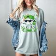 St Patrick Day Baseball Drip Ice Cream Baseball Player Men Women's Comfort Colors T-Shirt Denim St Patrick Day Baseball Drip Ice Cream Baseball Player Men Women's Comfort Colors T-Shirt Denim