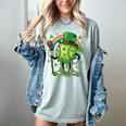 St Patricks Day Baseball Leprechaun Rainbow Green Baseball Women's Comfort Colors T-Shirt Denim St Patricks Day Baseball Leprechaun Rainbow Green Baseball Women's Comfort Colors T-Shirt Denim