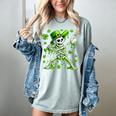 St Patricks Day Baseball Skeleton Irish Leprechaun Hat Boys Women's Comfort Colors T-Shirt Denim St Patricks Day Baseball Skeleton Irish Leprechaun Hat Boys Women's Comfort Colors T-Shirt Denim