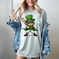 St Patrick’s Day Leprechaun Baseball Irish Graphic Women's Comfort Colors T-Shirt Denim St Patrick’s Day Leprechaun Baseball Irish Graphic Women's Comfort Colors T-Shirt Denim