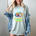 Stepdad Of The Birthday Boy Baseball Football Colorful Women's Comfort Colors T-Shirt Denim Stepdad Of The Birthday Boy Baseball Football Colorful Women's Comfort Colors T-Shirt Denim