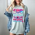 Survived 100 Days Of School Baseball Ice Cream Drip Boy Kids Women's Comfort Colors T-Shirt Denim