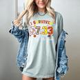 I Survived 6733 Days Of 4th Grade Baseball Football 100 Day Women's Comfort Colors T-Shirt Denim I Survived 6733 Days Of 4th Grade Baseball Football 100 Day Women's Comfort Colors T-Shirt Denim