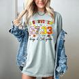 I Survived 6733 Days Baseball Football Softball 3rd Grade Women's Comfort Colors T-Shirt Denim I Survived 6733 Days Baseball Football Softball 3rd Grade Women's Comfort Colors T-Shirt Denim