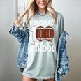 I Tackled 100 Days Of School Baseball Player Kids Teacher Women's Comfort Colors T-Shirt Denim I Tackled 100 Days Of School Baseball Player Kids Teacher Women's Comfort Colors T-Shirt Denim