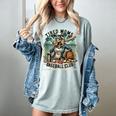Tired Mom's Baseball Club Surviving On Snacks And Home Runs Women's Comfort Colors T-Shirt Denim Tired Mom's Baseball Club Surviving On Snacks And Home Runs Women's Comfort Colors T-Shirt Denim