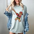 Ugly Christmas Sweater Gingerbread Baseball Toddler Kids Women's Comfort Colors T-Shirt Denim Ugly Christmas Sweater Gingerbread Baseball Toddler Kids Women's Comfort Colors T-Shirt Denim