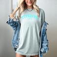 Upside Down Baseball Life Game Day Boys Girls Youth Women's Comfort Colors T-Shirt Denim