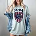 USA Mum Mother's Day Baseball Mom Women's Comfort Colors T-Shirt Denim