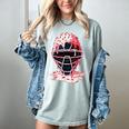 Valentine Baseball Catcher Mask Ice Cream Drip Tee For Boys Women's Comfort Colors T-Shirt Denim Valentine Baseball Catcher Mask Ice Cream Drip Tee For Boys Women's Comfort Colors T-Shirt Denim