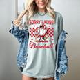 Valentine My Heart Belongs Baseball Lover Boy Men Women's Comfort Colors T-Shirt Denim