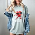 Valentines Bruh Red Heart Playing Baseball Men Boys Kids Women's Comfort Colors T-Shirt Denim Valentines Bruh Red Heart Playing Baseball Men Boys Kids Women's Comfort Colors T-Shirt Denim